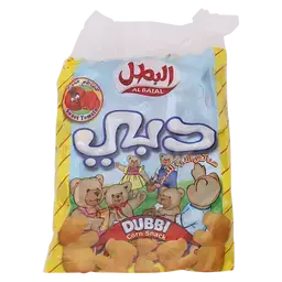 البطل دبي منتفخات الذرة دبي بالطماطم علبة 20 * 15جم
