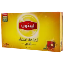 ليبتون شاي العلامة الصفراء أسود 200 كيس