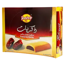 تيشوب ذكريات بسكويت بالتمر علبة 24 حبة 17 جم