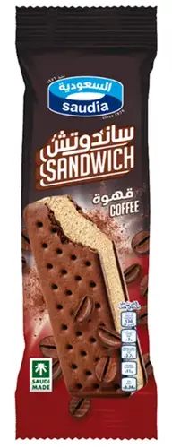 السعودية ايس كريم ساندوتش بالقهوة 100 مل
