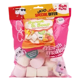 نوم نومز مارشميلو وردي وأبيض 150 جم