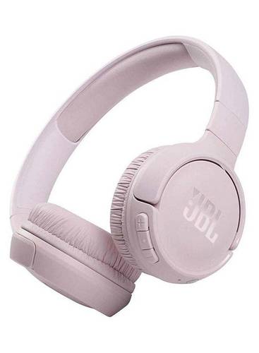 جي بي إل سماعات Tune 510Bt اللاسلكية فوق الأذن - Pure Bass - بطارية 40H - شحن سريع - USB سريع من النوع C - قابل للطي وردي