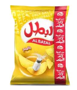 البطل رقائق بطاطس بالملح 110 جم