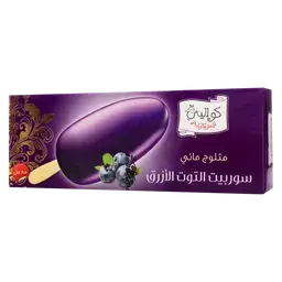 كواليتي ايس كريم سوربيت توت أزرق 85 مل