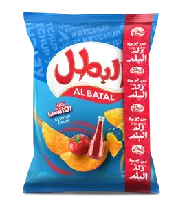 البطل رقائق بطاطس بالكاتشب 110 جم