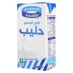 السعودية حليب كامل الدسم 500 مل