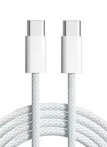 جيميناي كيبل شاحن تايب سي مقاوم للقطع يدعم الشحن السريع 1 متر من usb-c الى usb-c بسرعة 60w متوافقة مع ايفون 15وايفون 16 وهواوي وسامسونج وجميع اجهزة دات مدخل تايب سي