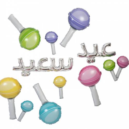 بالونات عيد سعيد فضي