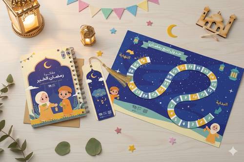 مفكرة رمضان للاطفال مع انشطة