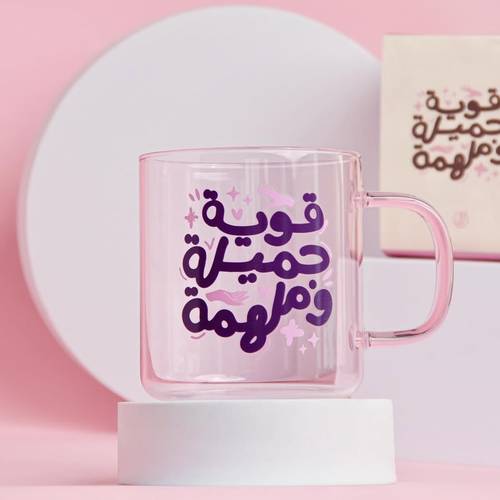 كوب زجاجي