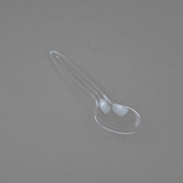 Transparent ice cream spoons 10*100 pieces