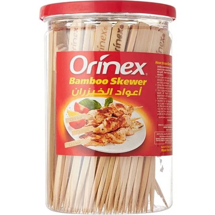 Orinex burger grill sticks, 12 cm. 12 packets* 120 tablets