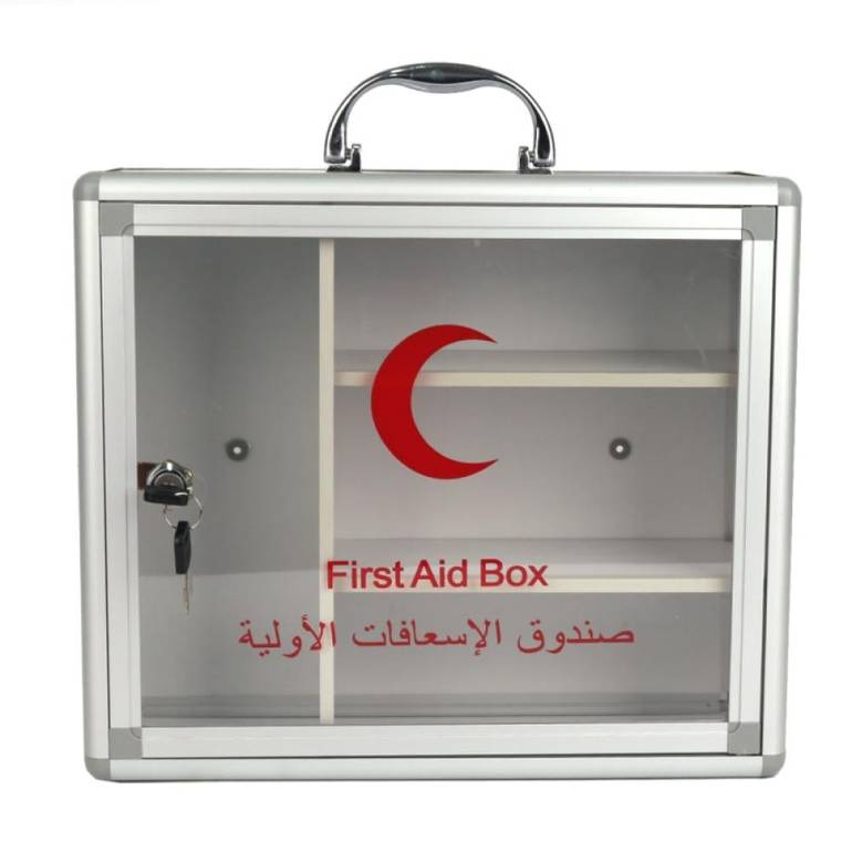 علبة اسعافات اولية حديد مقاس XL