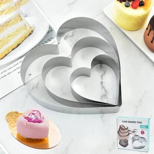 Heart-shaped sweets mold, size 25