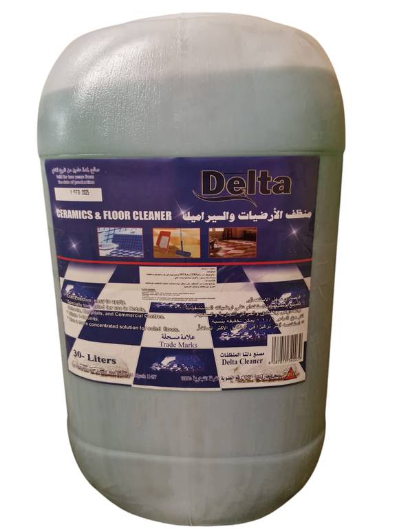 منظف ومطهر ارضيات دلتا 30لتر
