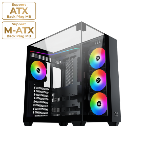 CASE XIGMATEK aqua EN45806  BLACK