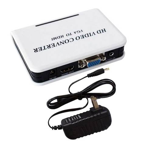 محول من VGA الى HDMI مع صوت من توبي