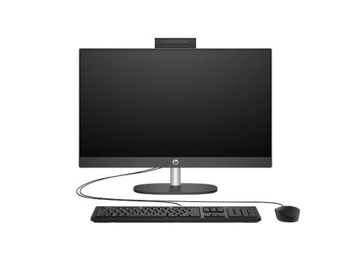 HP -245 G10 AIO -R7-7500U -8GB-512 SSD-WI-FI 6-23.8 inch ( BLACK ) 