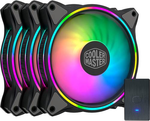 كولر ماستر مروحة صندوق الألعاب MF120 HALO ، ثلاث مراوح ARGB 