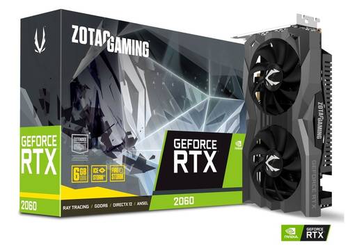 ZOTAC GAMING GeForce RTX 2060 , 6GB , 2FANS