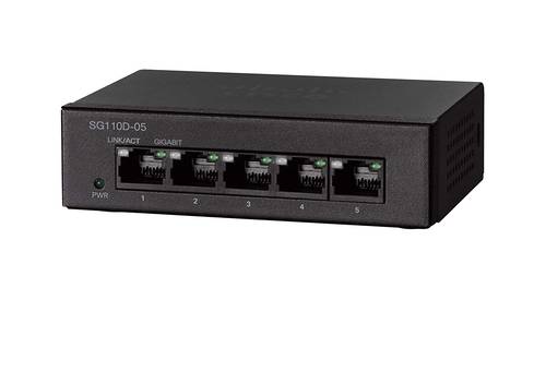 10-100Mb Cisco SG110D-05 Desktop Switch with 5 Ethernet Ports