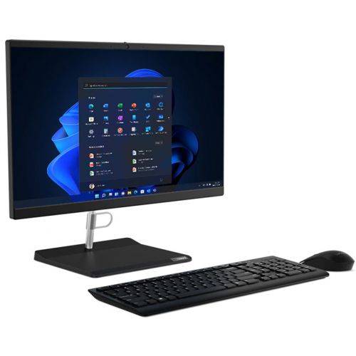 Lenovo all-in-one computer - 23.8 inch screen - Intel Core i7-10700 - 8GB memory - 512GB SSD - Black