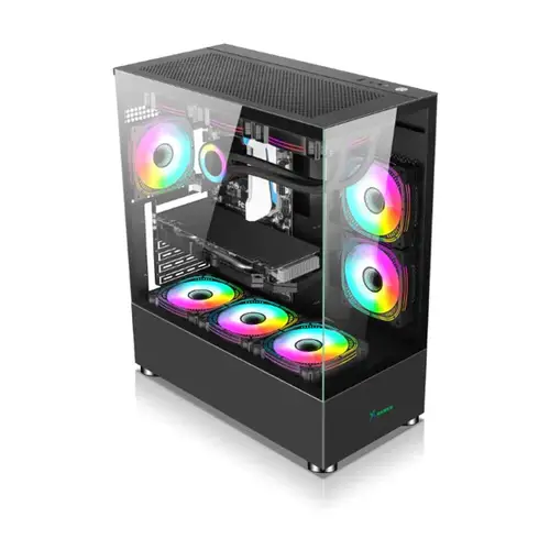 تجميعة بي سي INTEL CORE I5 -14400F  LGA1700 ++ ASUS TUF CAMMING B760-PLUS DDR5  WIFI6+-+ VGA INNO3D TWIN X2  8GB RTX5060T 8GB 2FAN RAM T.FORCE-DDR5 16GB*2*8GB  - 5200 + HARD DISK SSD 1TB M.2 KINGSTON 6000MB + POWER SUPPLY EGEIRA  BRONZY 750W - CESE XTREME WCA0337 صندوق اسود +-+ WIN 11 PRO رقم 