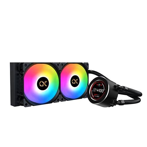 Xigmatek Frozr-O II Arctic 240 Water Processor Cooler, 2 Fans, ARGB, Black