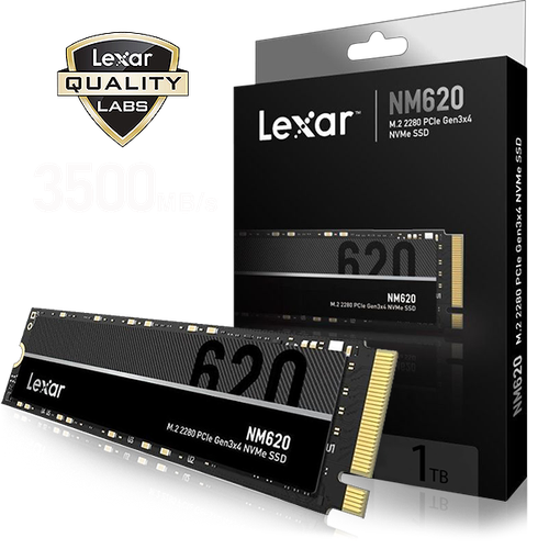 Lexar SSD NM620 M.2 2280 256GB up to 3300MB/s, Write 1300MB/s - LNM620X256G