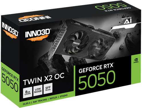 INNO3D Geforce Rtx5060 8Gb Twin X2 Gddr6 Graphics Card N50502-08D6-174071N