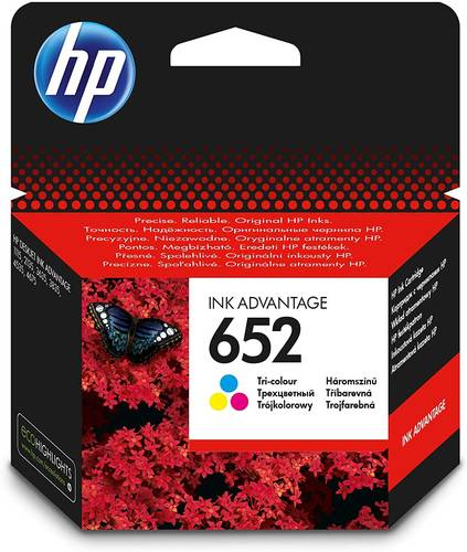 خرطوشة حبر اتش بي HP 652 Inkjet ثلاثي الألوان (سماوي - أزرق ، أحمر - وردي ، أصفر)