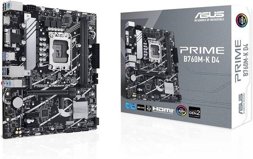 ASUS PRIME B760M-K D4 13 Gen Intel® Core™ & 12 Gen Intel 
