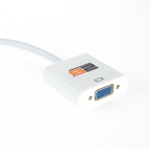 محول دسبلاي بورت صغير من ماك الي VGA من توبي CV039