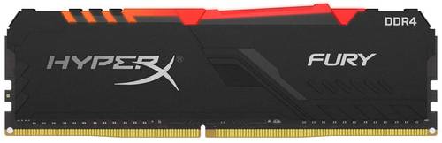 HyperX Fury RGB ذاكرة كمبيوتر مكتبي DDR4 سعة 8 جيجا بايت ، وذاكرة وصول عشوائي غير ECC بسعة 3600 ميجاهرتز | HX436C17FB3A / 8