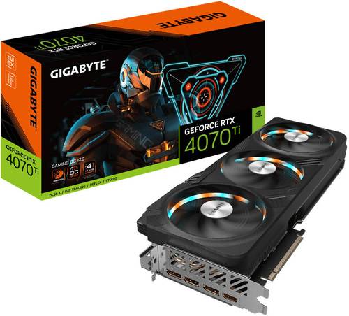 Gigabyte GeForce RTX­­ 4070 Ti GAMING OC Graphics Card, 12GB GDDR6X 192 bit Memory, 2640 MHz Core Clock, 21 Gbps Memory Clock, PCI-E 4.0, DisplayPort 1.4 *3 HDMI 2.1 *1