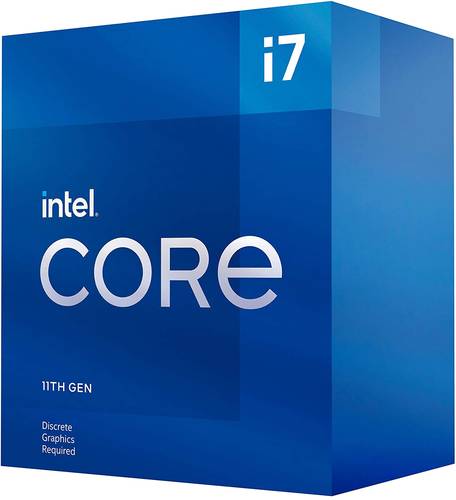 معالج سطح المكتب Intel Core i7-11700F ثماني النوى حتى 4.9 جيجاهرتز LGA1200 (سلسلة Intel 500 ومجموعة شرائح 400 Series) 65 وات