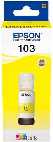 Epson 103 EcoTank Yellow Ink Bottle 65ml