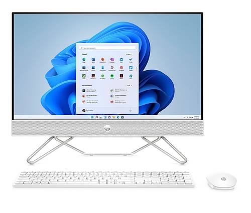 كمبيوتر الكل في واحد إتش بي - شاشة لمس 23.8 بوصة - إنتل كور i5-1235U - ذاكرة 8 جيجا - SSD 512 جيجا - أبيض ستار