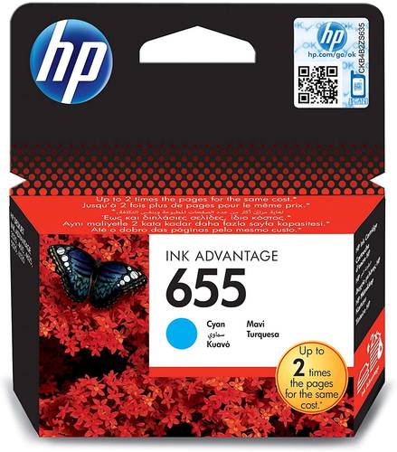 خرطوشة حبر اتش بي HP 655 Inkjet ازرق - سماوي