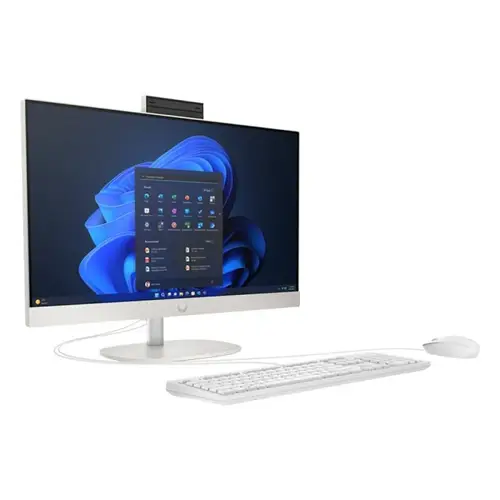 HP -245 G10 AIO  ONE-R7-7500U -8GB-512 SSD-WI-FI 6-23.8IN WHITE ( DOS ) Without Windows