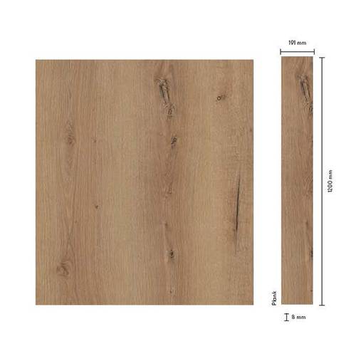 باركيه تركي بني باتريكا المقاس 120X19 سم (1 متر مربع  )