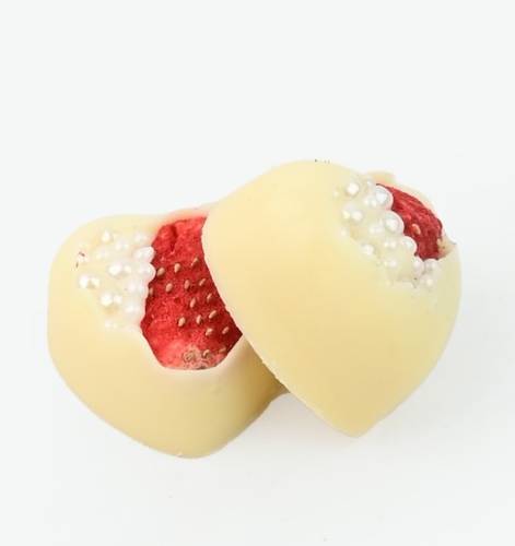 Saludables heart white Chocolate