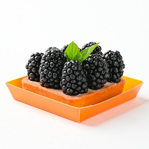 قطعة تارت توت اسود