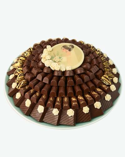 Congratulations chocolate plate 4