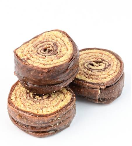 بقلاوة عين العصفور كاجو بالشوكولا