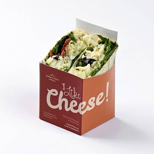 Halloumi wrap with kashkaval