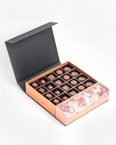 Graduation chocolate box with roses