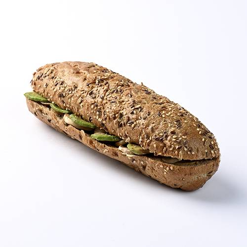 Avocado and mushroom sandwich
