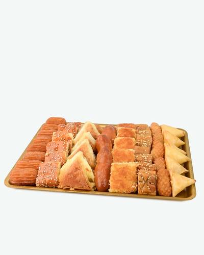 صحن حلا شيرة تشكيلة عادية ( 1000 غرام )