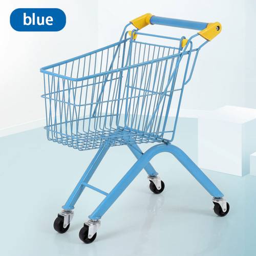 kids metal shopping mall trolley mini
